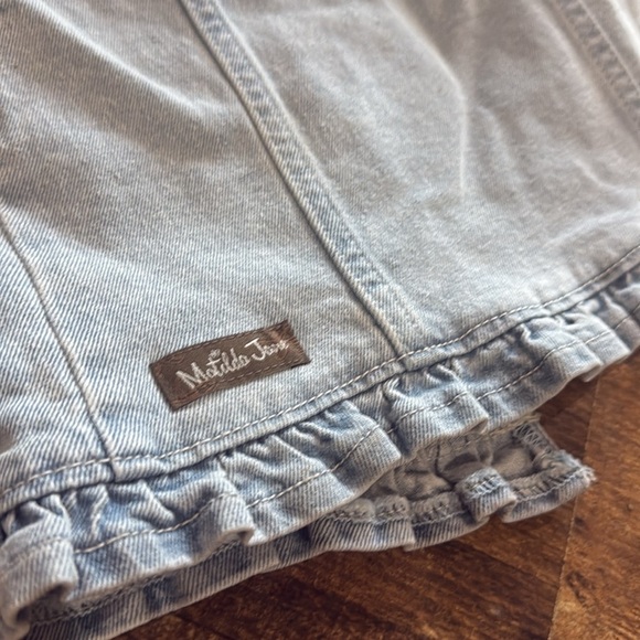 Matilda Jane Enchanted Garden Genius Denim Vest Size 4 - Picture 7 of 7